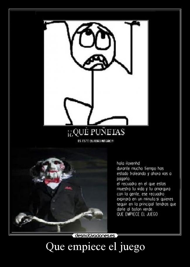 carteles saw trol desmotivaciones