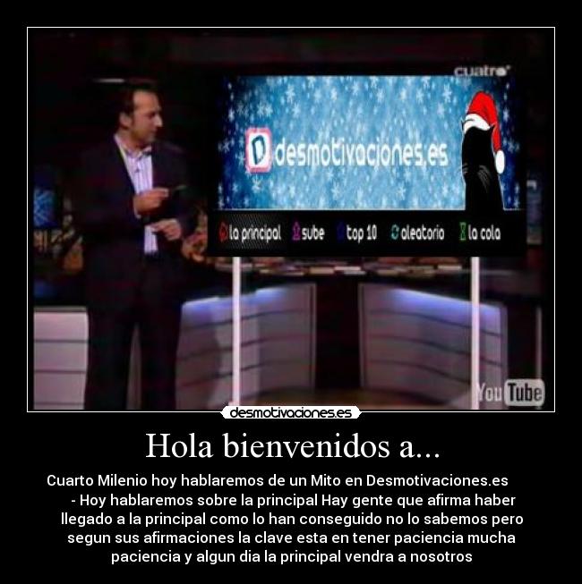 Hola bienvenidos a... -
