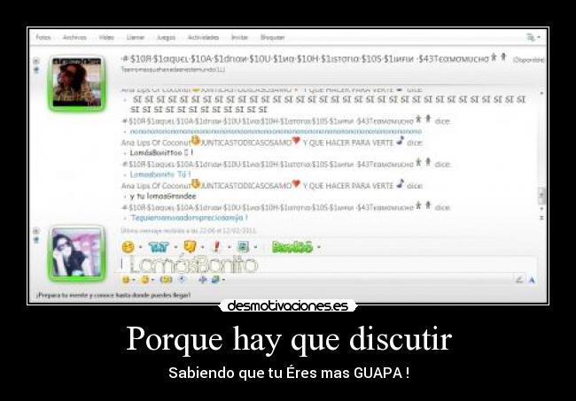 Porque hay que discutir -