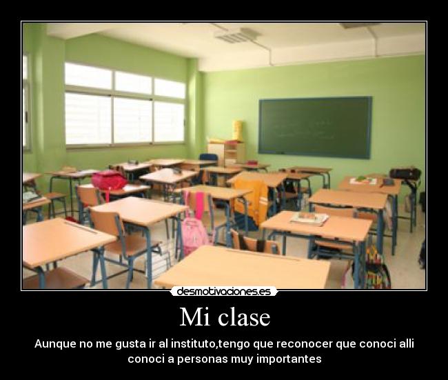 Mi clase -