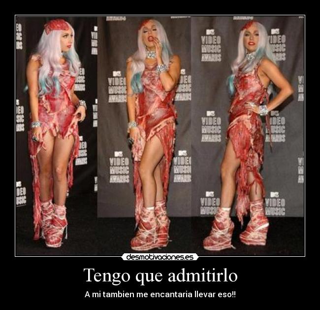 Tengo que admitirlo -