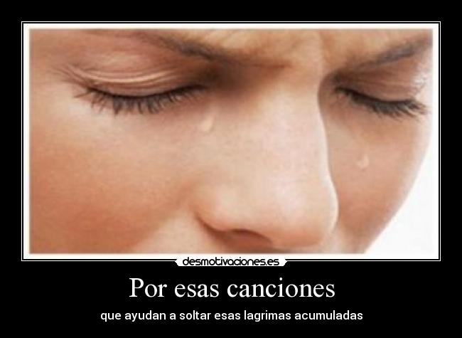 Por esas canciones -