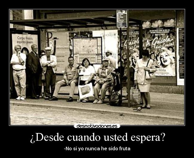 carteles parada autobus desmotivaciones