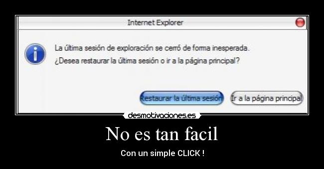 No es tan facil -