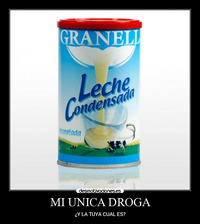 MI UNICA DROGA - ¿Y LA TUYA CUAL ES?