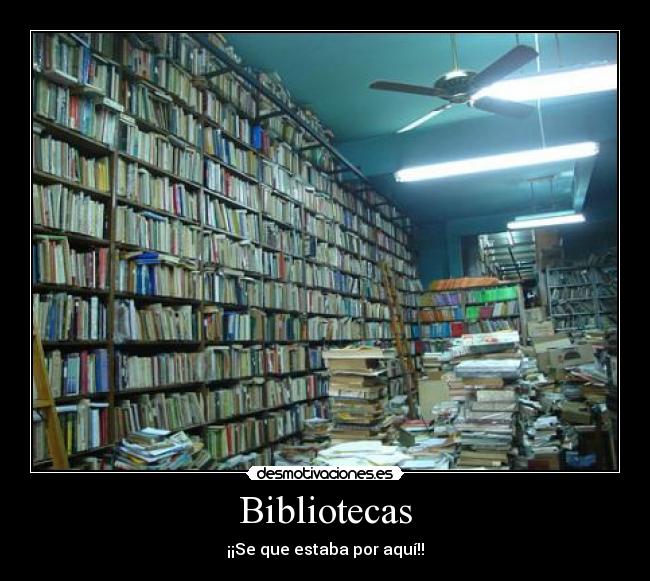 carteles bibliotecas desmotivaciones