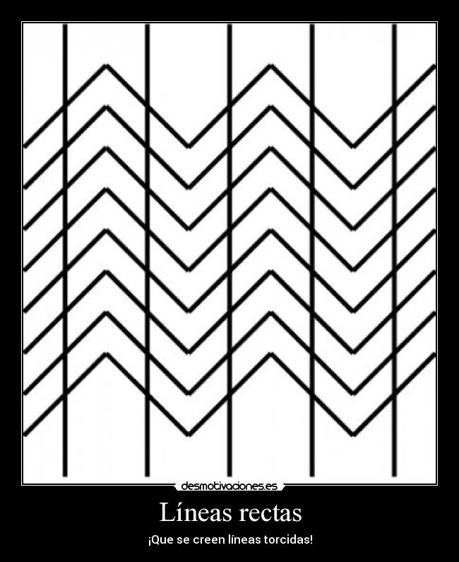 Líneas rectas - ¡Que se creen líneas torcidas!