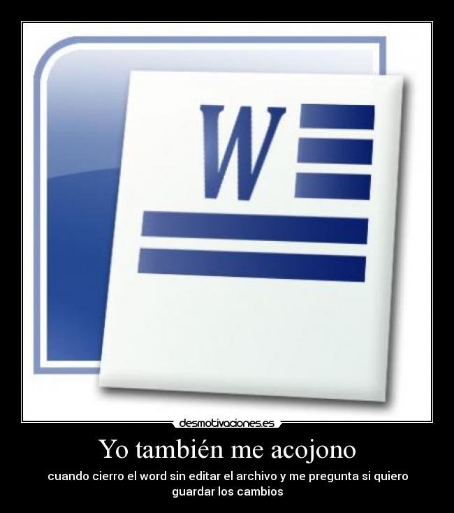 Yo también me acojono -