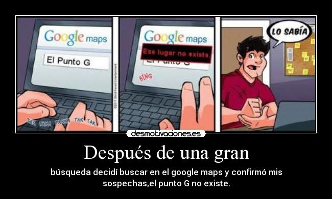 Después de una gran -