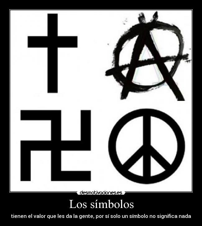 Los símbolos -