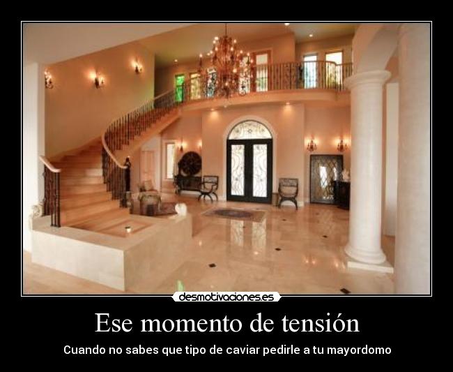 carteles rico mansion mayordomo caviar desmotivaciones