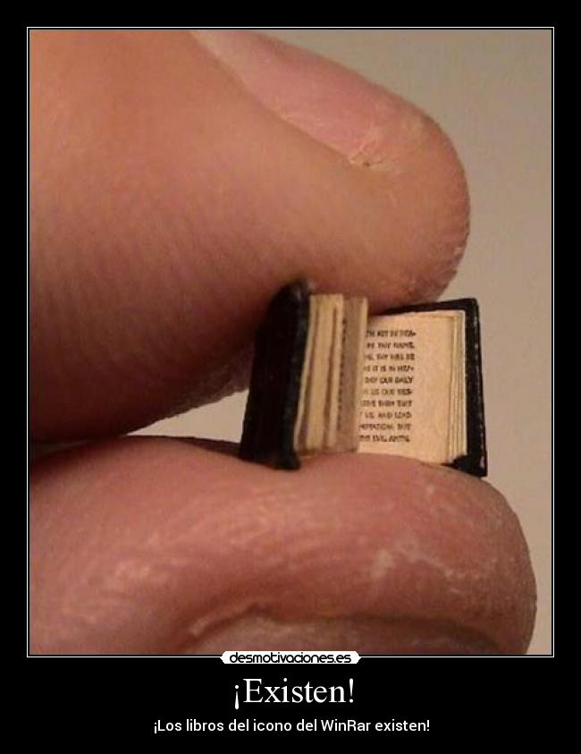 ¡Existen! - ¡Los libros del icono del WinRar existen!