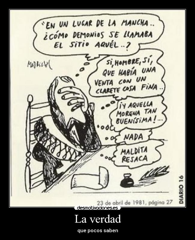 La verdad -