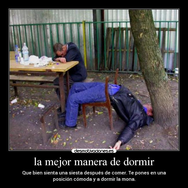 la mejor manera de dormir -