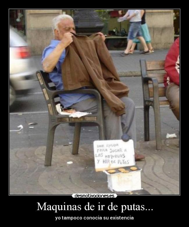 Maquinas de ir de putas... - yo tampoco conocia su existencia