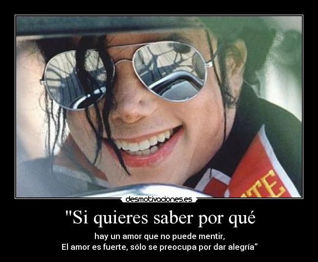 Si quieres saber por qué -