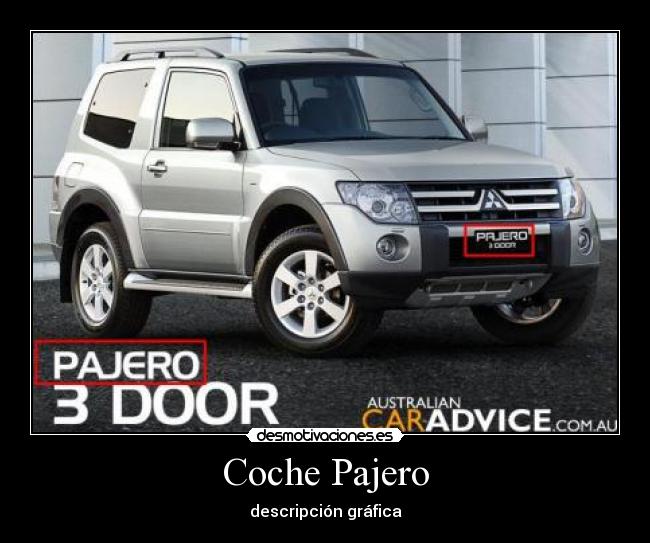 Coche Pajero -