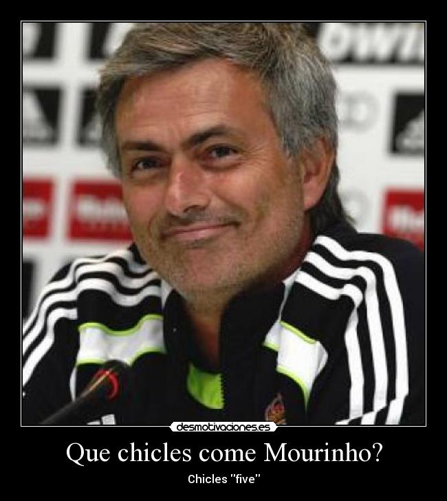 Que chicles come Mourinho? - Chicles five