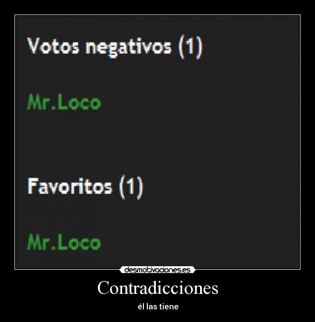 Contradicciones - 