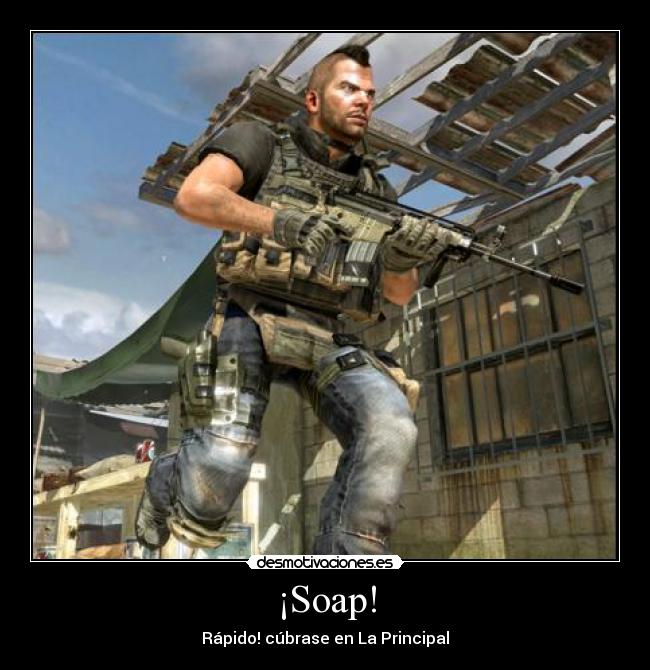 carteles soapmactavishmw2cod desmotivaciones