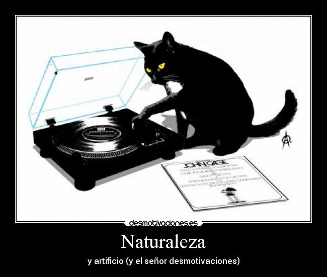 Naturaleza - y artificio (y el señor desmotivaciones)