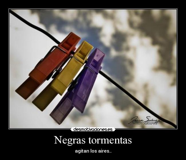 Negras tormentas -