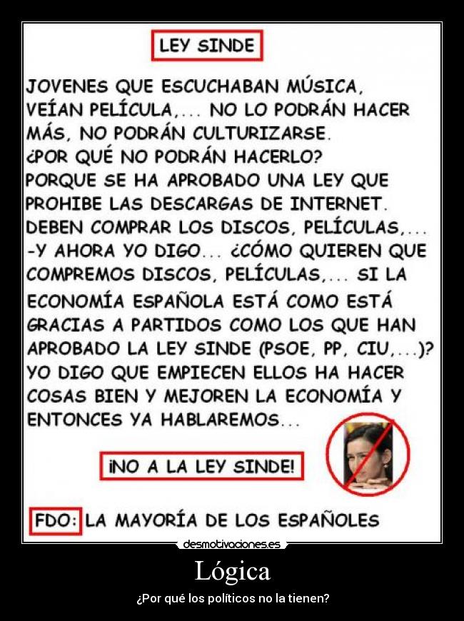 Lógica - ¿Por qué los políticos no la tienen?