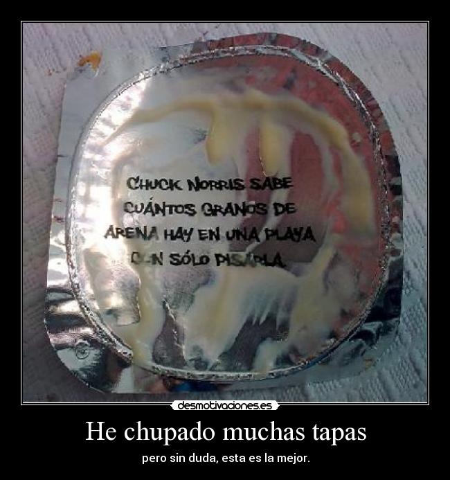 He chupado muchas tapas - pero sin duda, esta es la mejor.