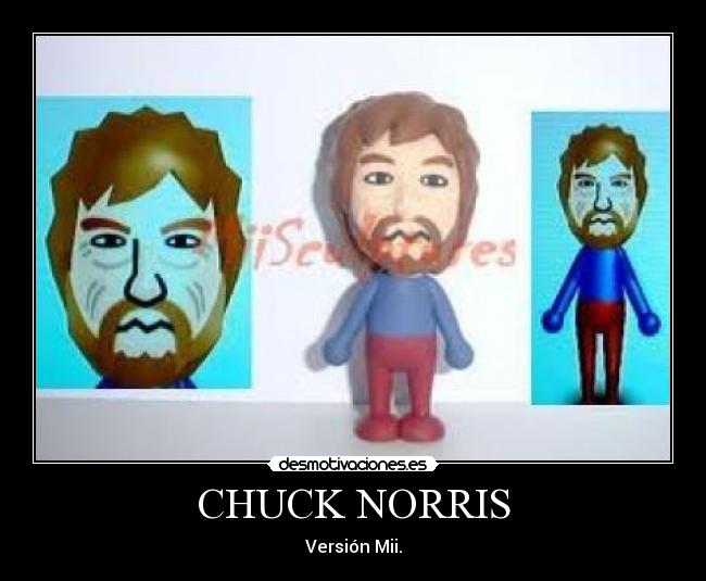 CHUCK NORRIS - Versión Mii.