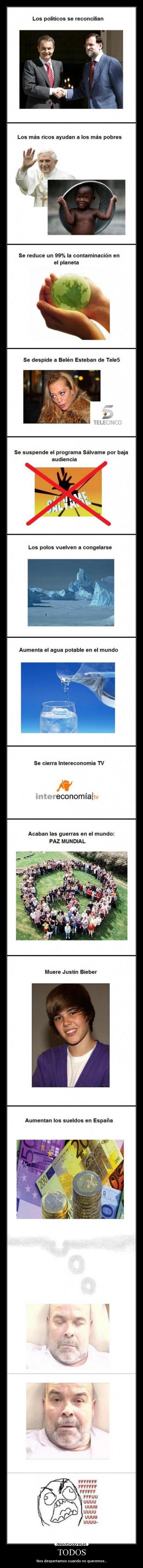 TODOS - Nos despertamos cuando no queremos...