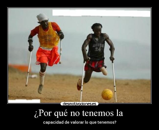 ¿Por qué no tenemos la -