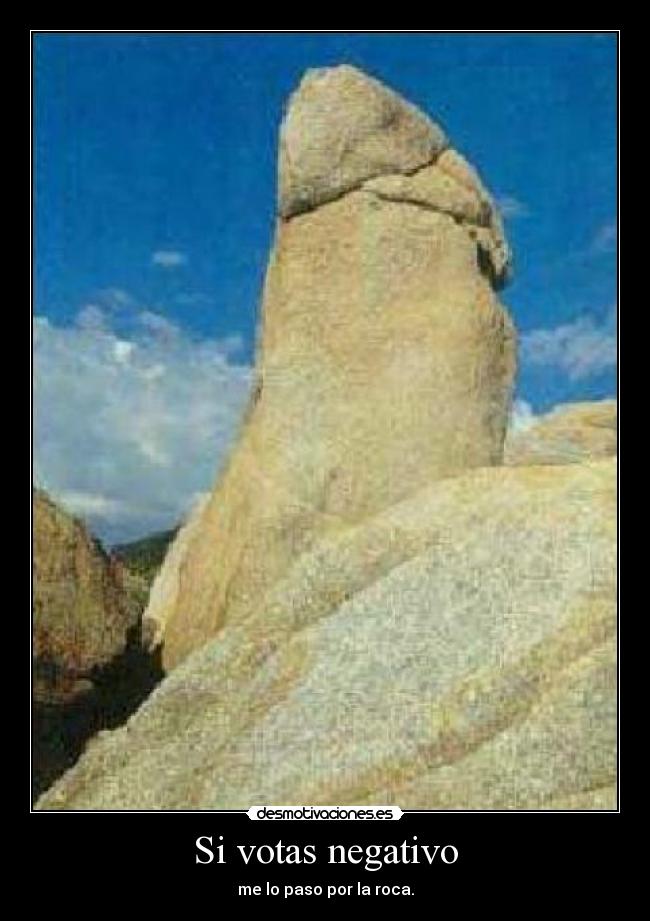 Si votas negativo - 