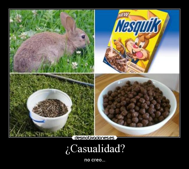 ¿Casualidad? - no creo...