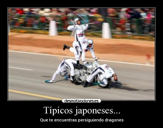 Típicos japoneses... -