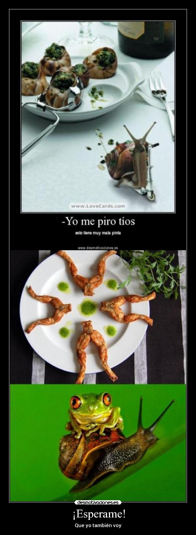 ¡Esperame! - Que yo también voy