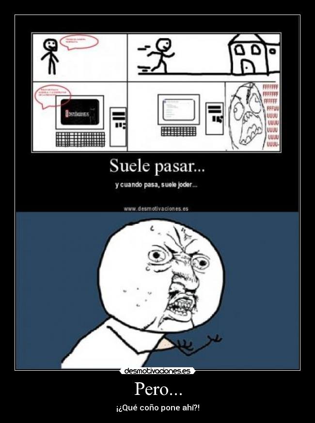 Pero... - ¡¿Qué coño pone ahí?!