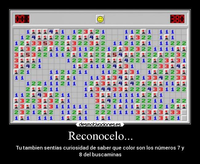 Reconocelo... -