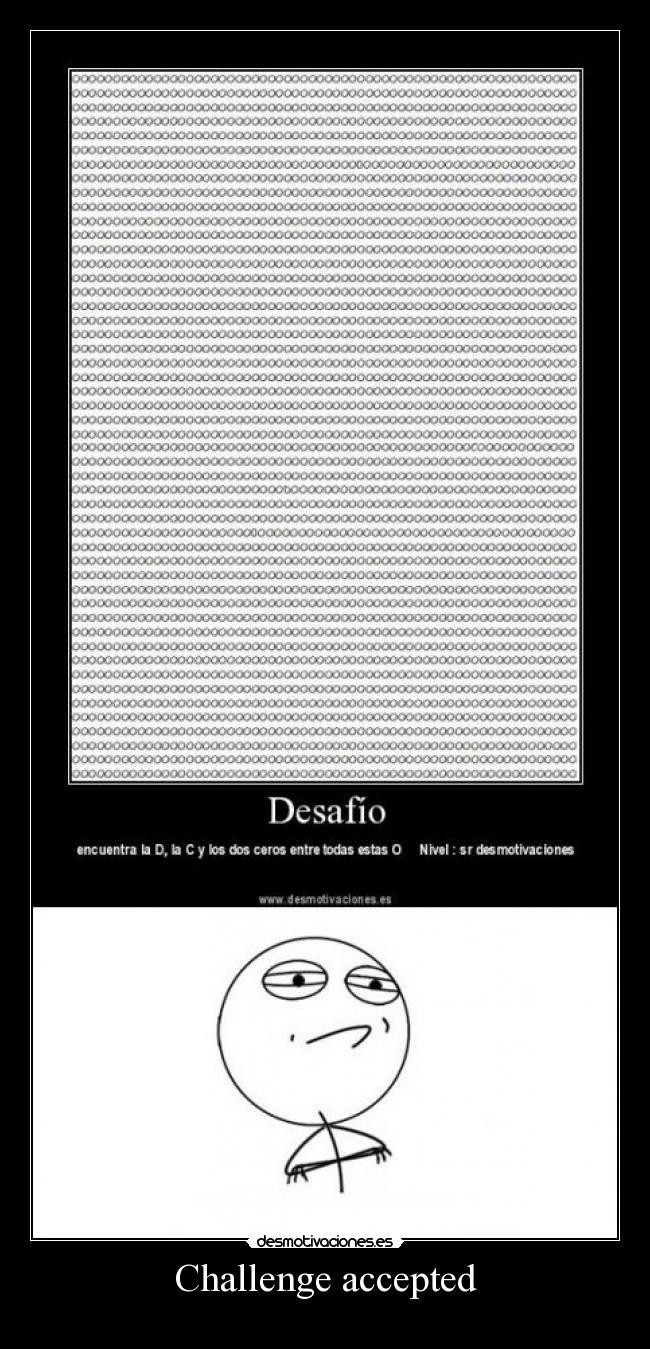 Challenge accepted - 