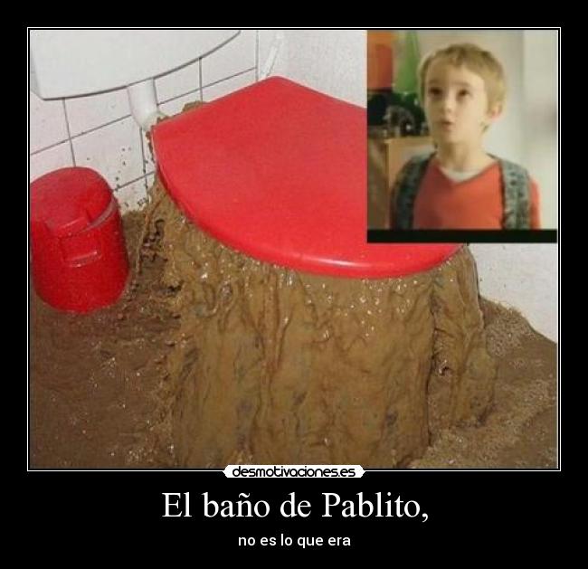 El baño de Pablito, - 