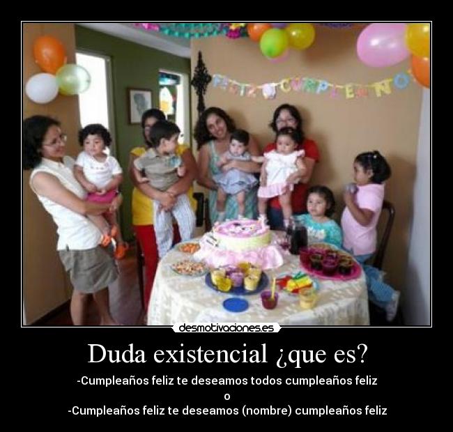 Duda existencial ¿que es? -
