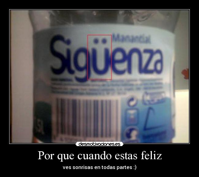 Por que cuando estas feliz - ves sonrisas en todas partes :)