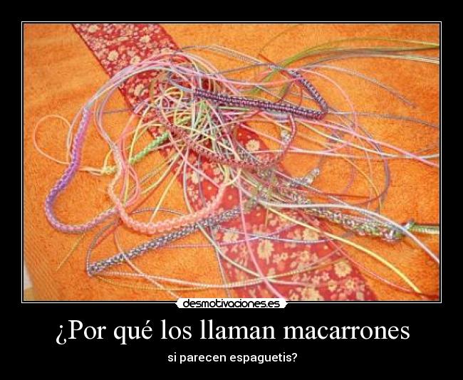 carteles macarrones desmotivaciones