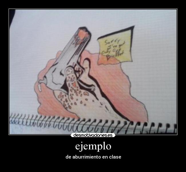 ejemplo - de aburrimiento en clase