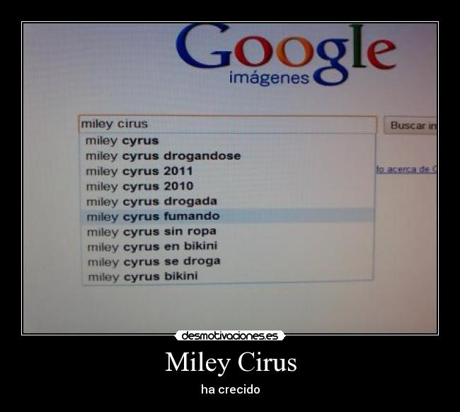 Miley Cirus - ha crecido