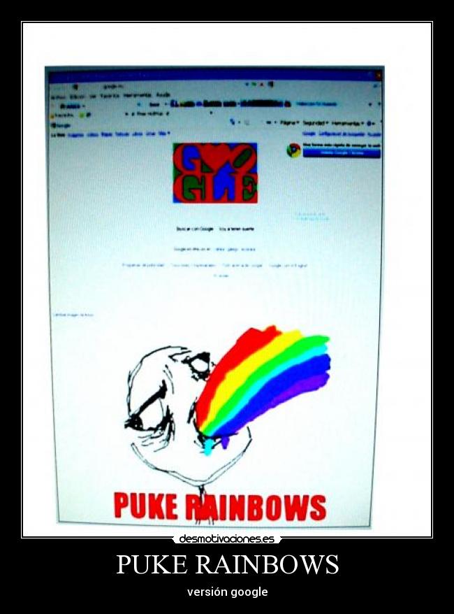 PUKE RAINBOWS - versión google