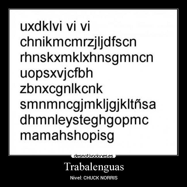 carteles trabalenguas desmotivaciones