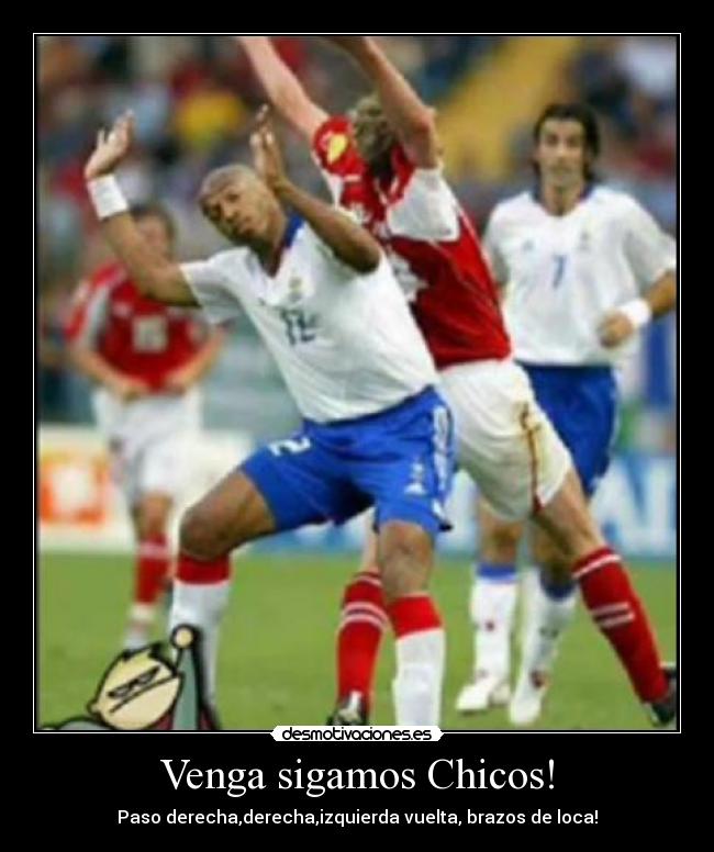 Venga sigamos Chicos! - Paso derecha,derecha,izquierda vuelta, brazos de loca!