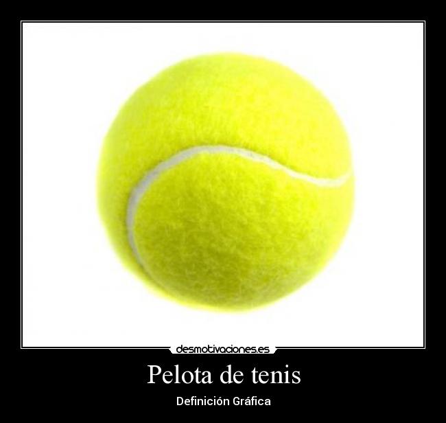 Pelota de tenis - Definición Gráfica