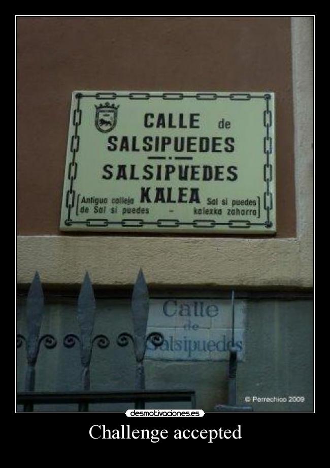 Challenge accepted -