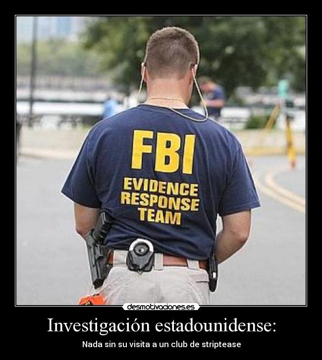 Investigación estadounidense: - Nada sin su visita a un club de striptease